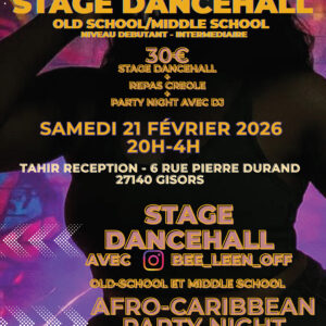Stage DanceHall - 21 Février 2026